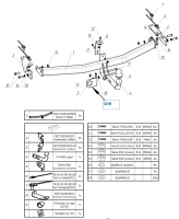 Фаркоп 9027-A Oris на Changan CS95 рестайл 2018-. Необходима подрезка бампера. Тип шара: A. Нагрузки: 1500/75 кг, масса фаркопа 16,15 кг (без электрики в комплекте) от магазина ФаркопРос